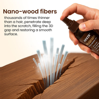 🪵 NuGrain Wood Repair Kit - ✨Nano-Fiber Technology Heals Scratches in 60 Seconds🏠