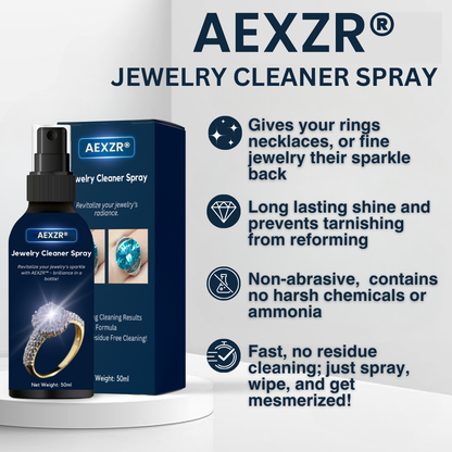 ✨Jewelry Cleaner Spray🌟 - Instant Brilliance Restoration with 12-Month Shine Protection💎