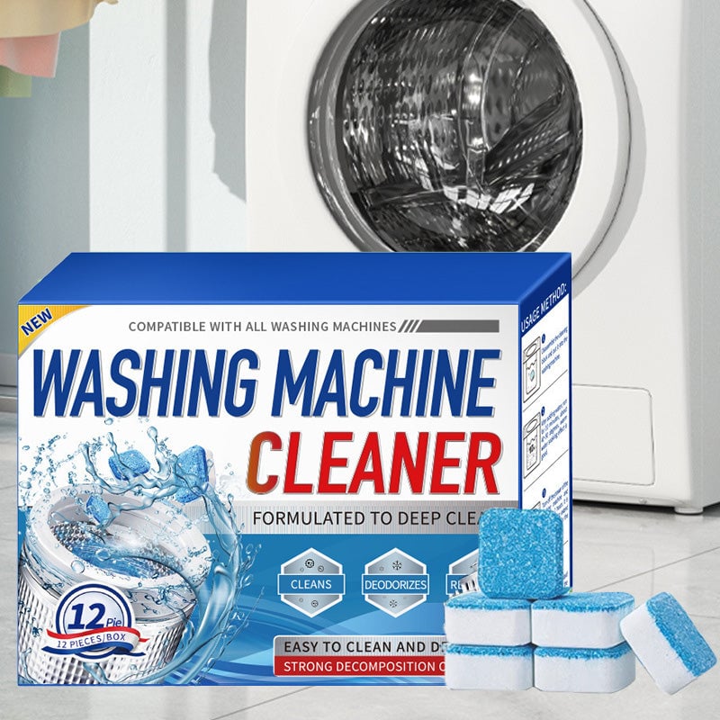 🧼Washing Machine Cleaner – 🛡️Works in Front Load, Top Load & HE Models✨