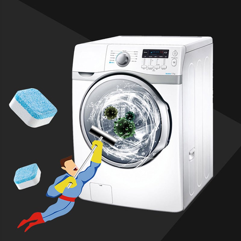 🧼Washing Machine Cleaner – 🛡️Works in Front Load, Top Load & HE Models✨