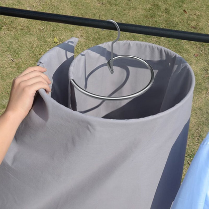 ✨360° Stainless Steel Multi-Hanger  – 🌀3 Loops for Ties, Belts & Scarves, Holds 15 lbs🔄