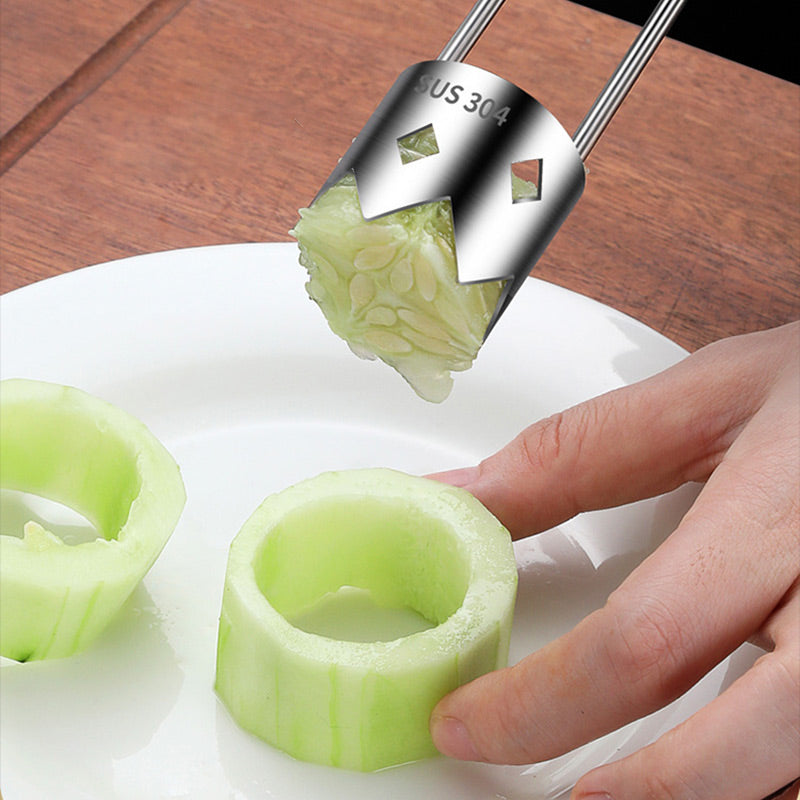 🍎🍐 Universal Fruit Core Remover – ✨Stainless Steel, For Apples, Pears & More🍐