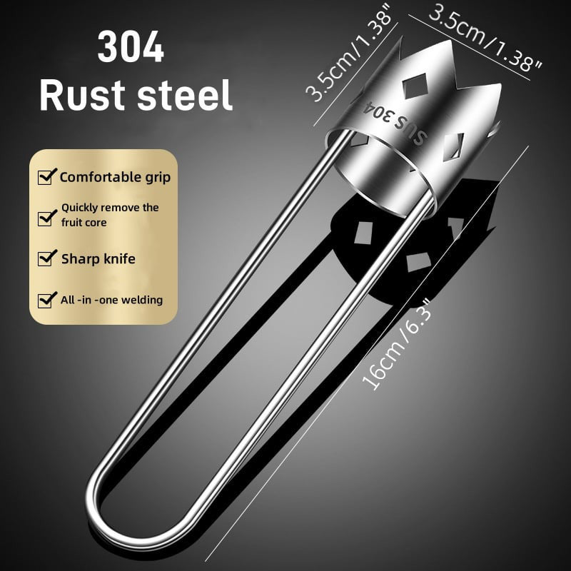 🍎🍐 Universal Fruit Core Remover – ✨Stainless Steel, For Apples, Pears & More🍐
